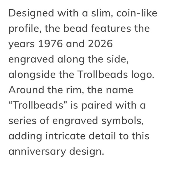 Trollbeads 2026 Club Bead - Picture 7 of 9